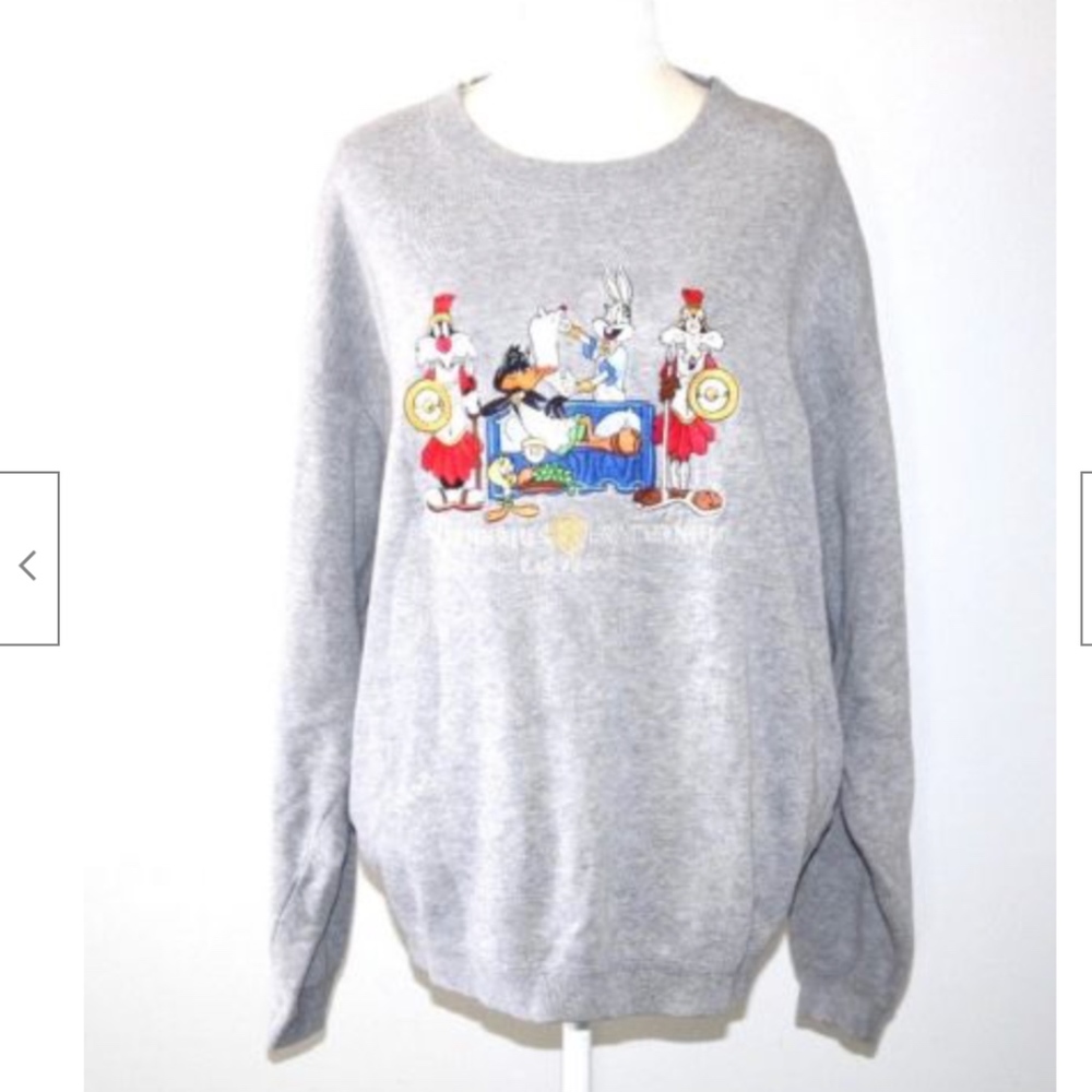 VTG Warner Bros Loony Tunes Pullover Sweater